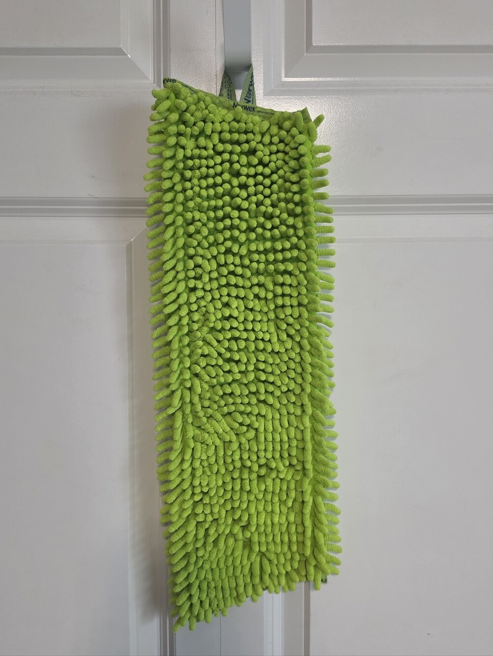 Norwex Lime Green Microfiber Chenille Wash Cloth like new